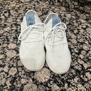 Adidas kids White and Gray Sneakers